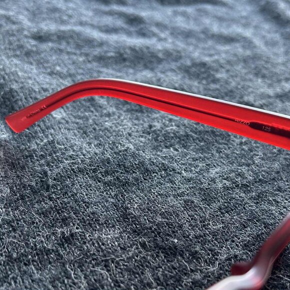 Quay Australia Translucent Red Iconic & Bold Rizzo Cat-Eye Sunglasses - OS - Picture 9 of 10